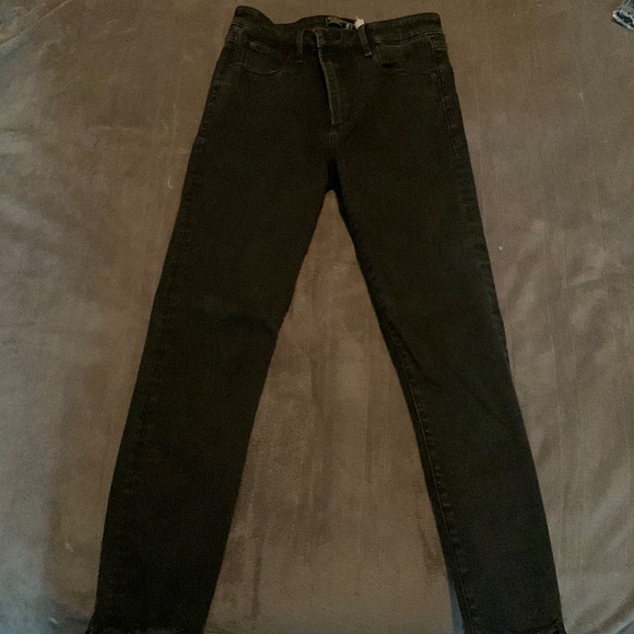 Abercrombie black high rise ankle jeans size 28/6R - Picture 1 of 4